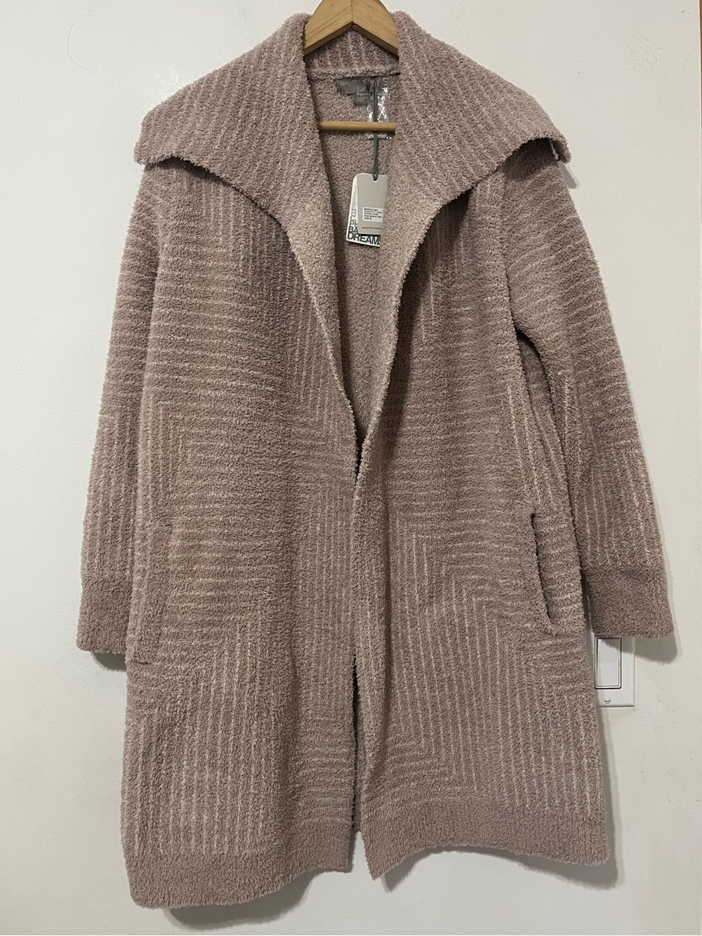 BAREFOOT DREAMS NWT CozyChic Angular Stripe Cardi Medium